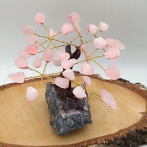 Bonzaï en Quartz Rose